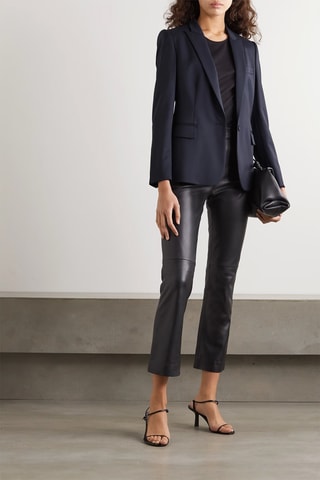 Blazer de lana - Azul marino