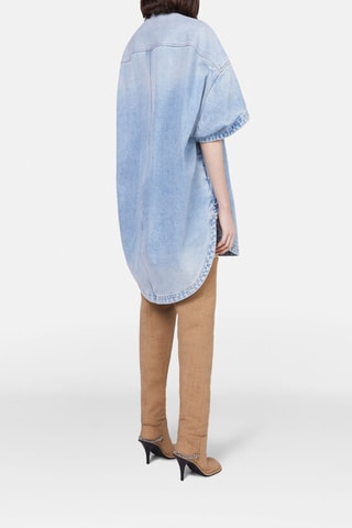 Vestido camisero - Celeste