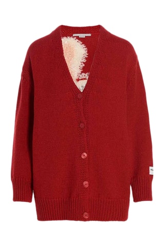 Cárdigan de lana - Rojo