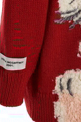 Cárdigan de lana - Rojo