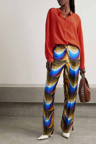 Camisa de seda - Rojo