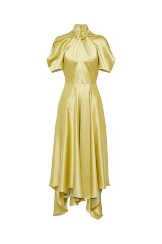 Vestido asimétrico - Amarillo pastel