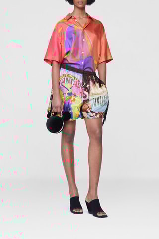 Camisa de seda - Naranja