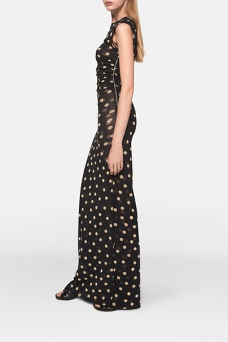 Vestido largo sin mangas - Negro