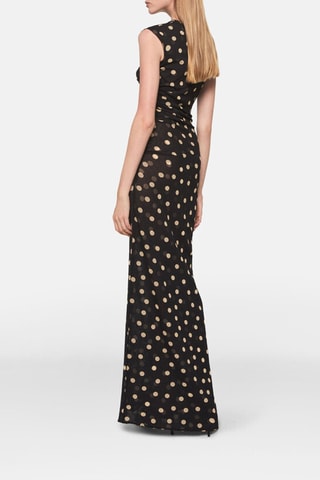 Vestido largo sin mangas - Negro