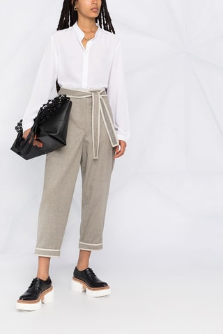 Camisa de seda - Blanco