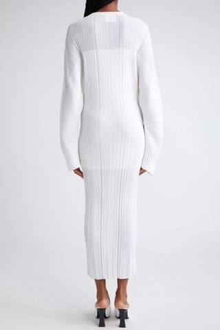 Vestido jersey - Blanco