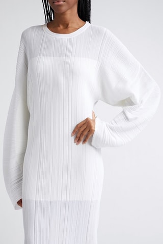 Vestido jersey - Blanco