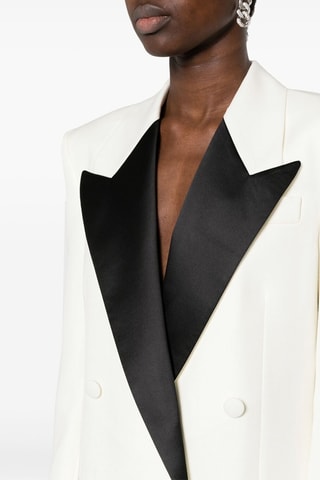 Chaqueta de traje de lana - Blanco