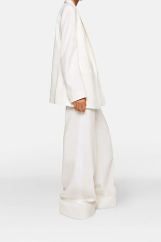 Chaqueta de traje de lana - Blanco