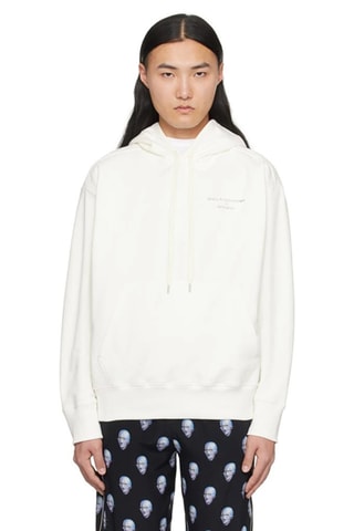 Sudadera con capucha - Crema