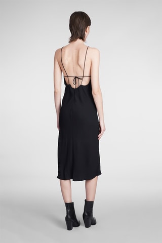 Vestido midi - Negro