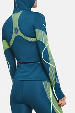 Jersey fino con capucha - Azul