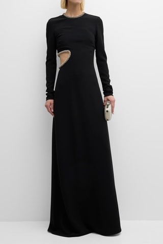 Vestido largo - Negro