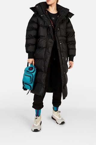 Anorak con capucha - Negro