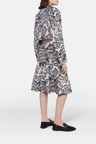 Chaqueta de lana - Blanco y negro