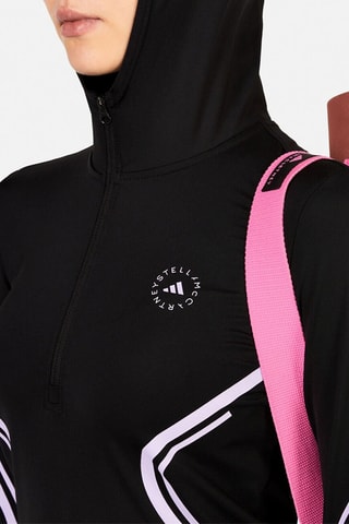 Camiseta con capucha - Negro