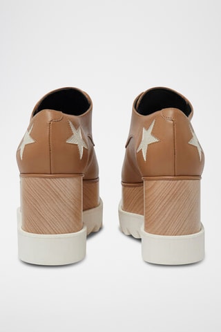 Derbies de tacón con plataforma - Marrón