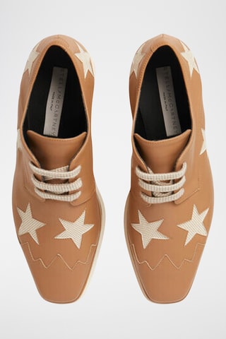 Derbies de tacón con plataforma - Marrón