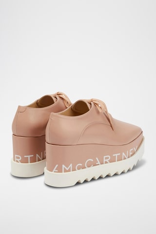 Derbies de tacón con plataforma - Rosa