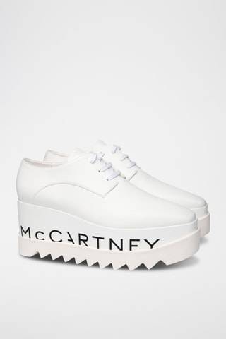 Zapatillas con plataforma - Blanco