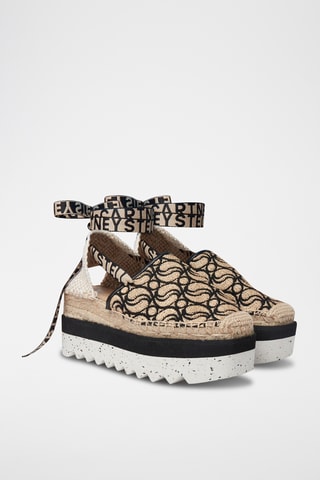 Sandalias con plataforma - Crudo