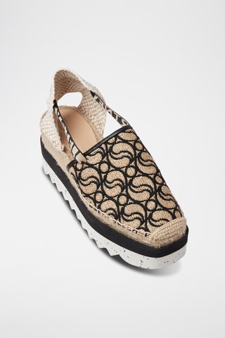 Sandalias con plataforma - Crudo