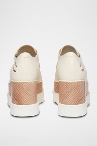 Derbies de tacón con plataforma - Hueso