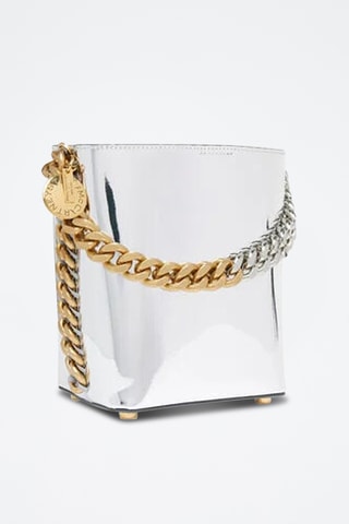 Bolso saco - Plateado