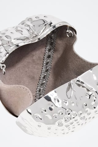 Monedero clutch - Plateado