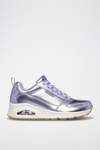 Baskets en cuir Uno - Lavande