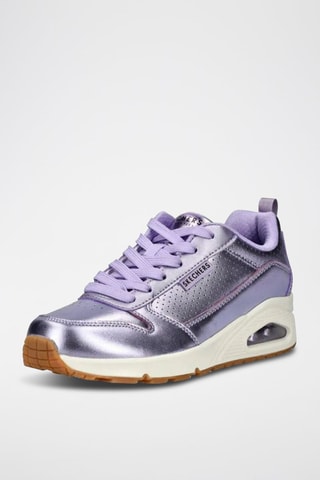 Baskets en cuir Uno - Lavande