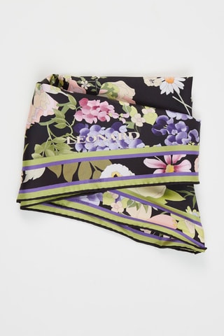 Fular de seda Love - Negro