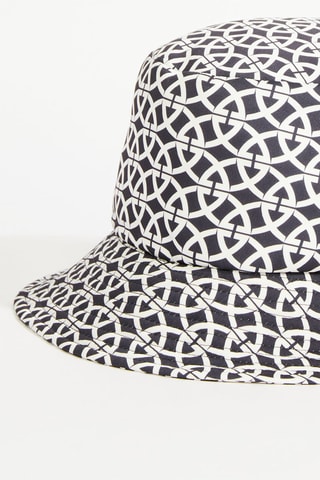 Bobhoedje Monogram - Marineblauw