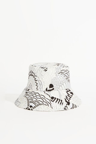 Gorro bucket Mantila - Negro y gris