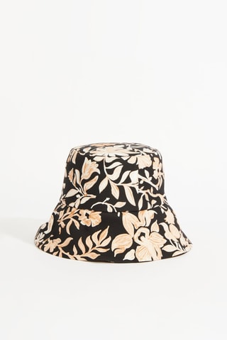 Gorro bucket Marta - Marrón y negro