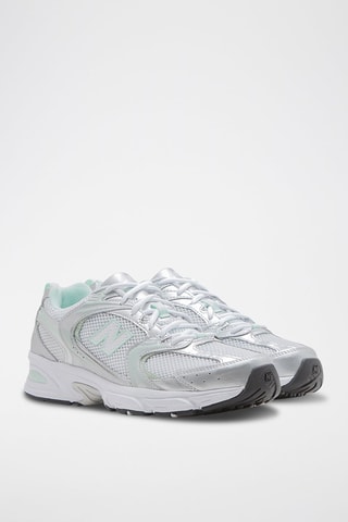 Tenis 530 - Plateado y verde claro - New Balance