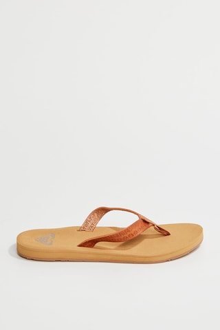 Sandalias de piel Roxy - Marrón