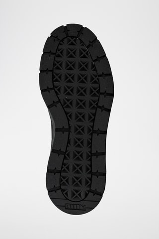 Botines Chelsea de piel con plataforma Mayze Stack - Negro - Puma