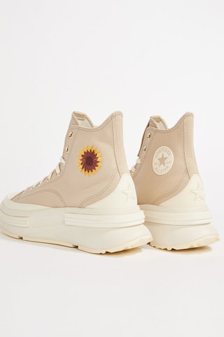 Sneakers de corte alto con plataforma - Gris