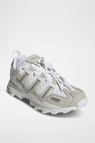 Zapatillas de nobuk Hyperturf - Blanco y plateado