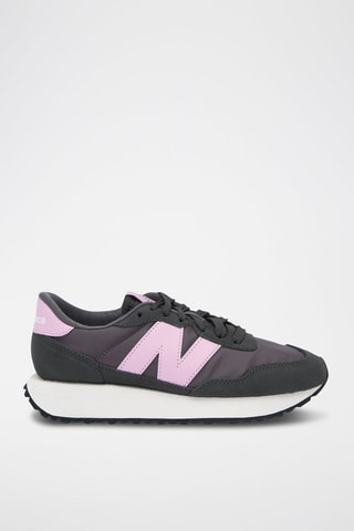 Zapatillas de nobuk 237 - Negro y violeta - New Balance