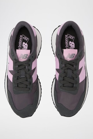 Zapatillas de nobuk 237 - Negro y violeta - New Balance