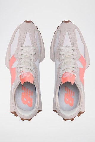 Zapatillas de nobuk 327 - Beige y rosa - New Balance