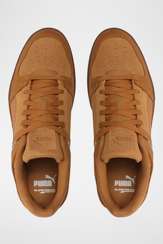 Zapatillas de piel - Marrón