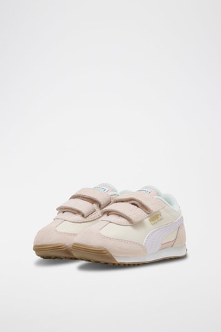 Zapatillas de piel Easy Rider - Crudo y malva