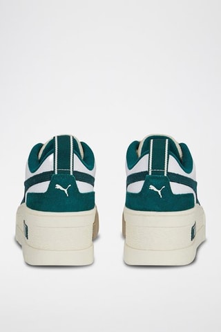 Zapatillas de piel de cuña Mayze - Blanco - Puma