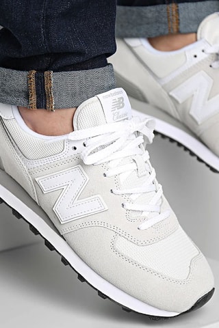 Zapatillas de nobuk New Balance 574 - Blanco - New Balance