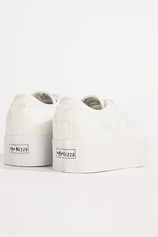 Zapatillas de entrenamiento de piel con plataforma Originals Nizza - Blanco