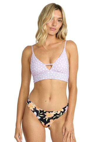 Sujetador de bikini reversible con relleno - Negro